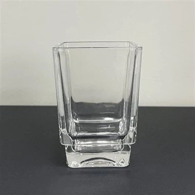 Support de brosse à dents en verre carré